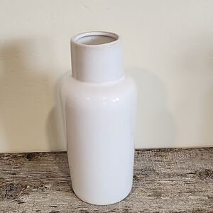 Elegant White Ceramic Vase